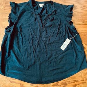 Liz Claiborne Navy Blouse - NWT